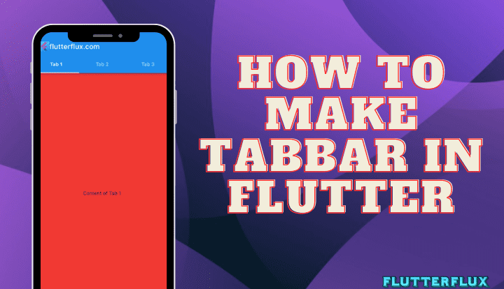 How to Make TabBar in Flutter 1